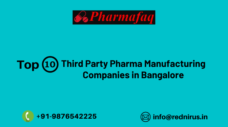 Third Party Pharma Manufacturing Companies in Bangalore