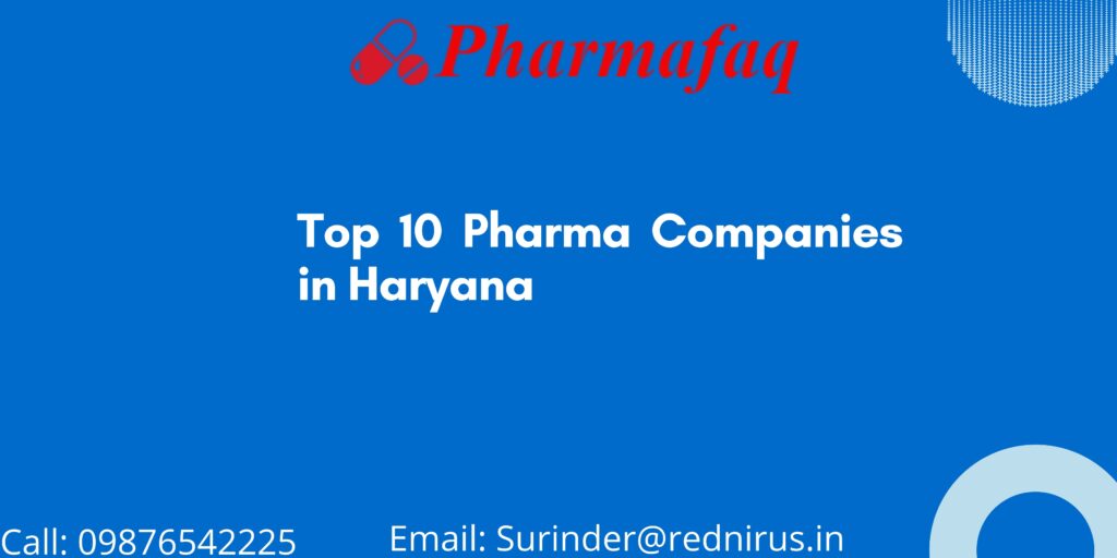 Top 10 Pharma Companies in Haryana